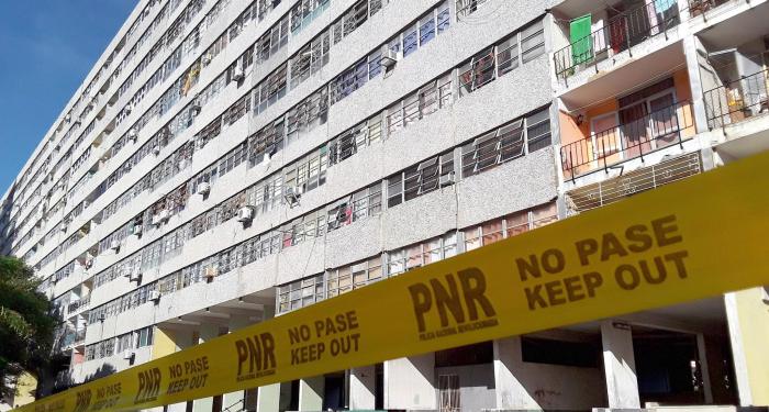 Edificio en cuarentena