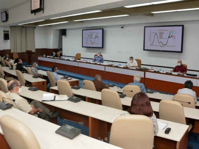 Reunión diaria sobre el coronavirus