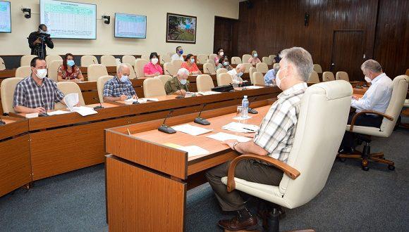 Reunión diaria sobre el coronavirus del Grupo Temporal de Trabajo del Gobierno cubano