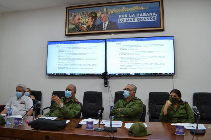 Sesión del Consejo de Defensa de La Habana del 22 de septiembre del 2020