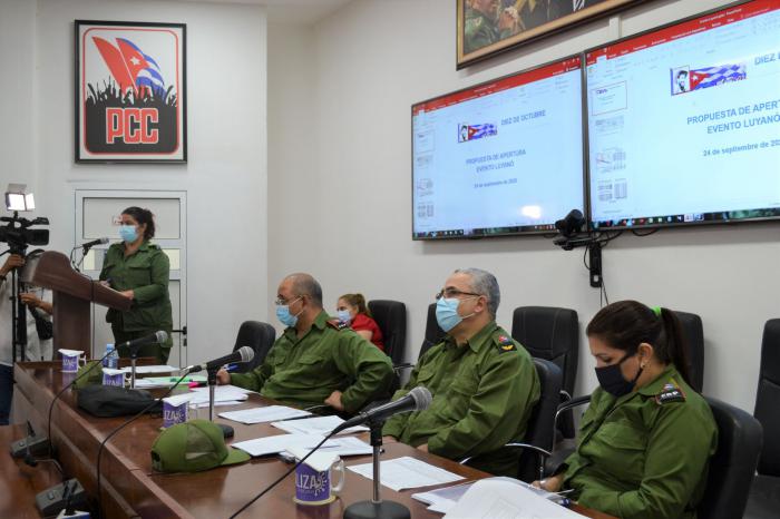 Sesión del Consejo de Defensa de La Habana