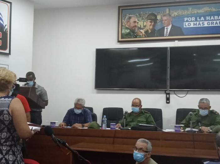 Sesión del Consejo de Defensa de La Habana del 28 de septiembre del 2020