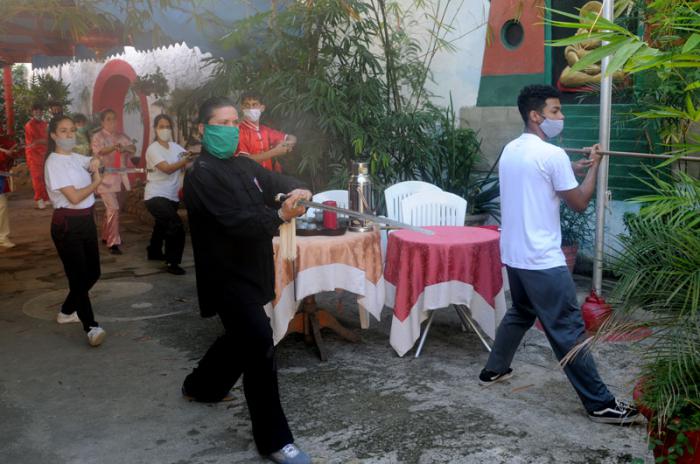 ESCUELA CUBANA DE WUSHU, BARRIO CHINO DE LA HAABANA