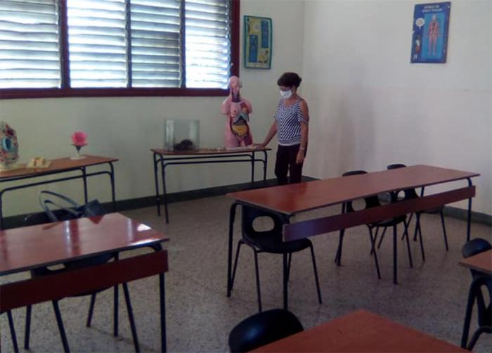 Secundaría Básica José María Heredia lista para reiniciar el curso escolar