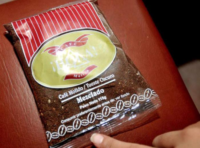 Paquete de café hola