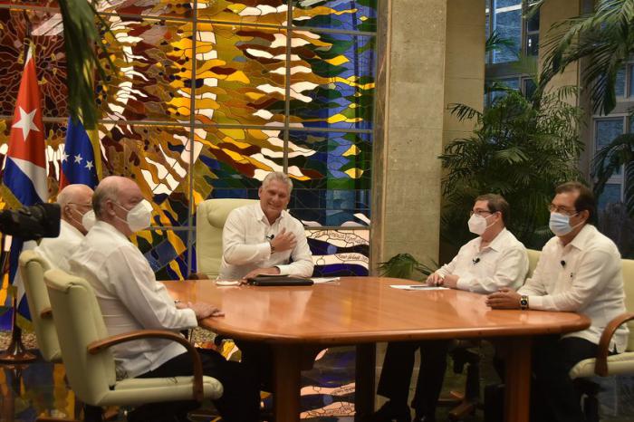 Miguel Díaz-Canel en celebración 20 años de convenio Cuba-Venezuela