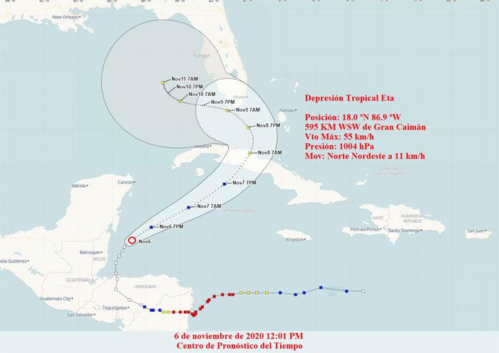 Depresión tropical Eta