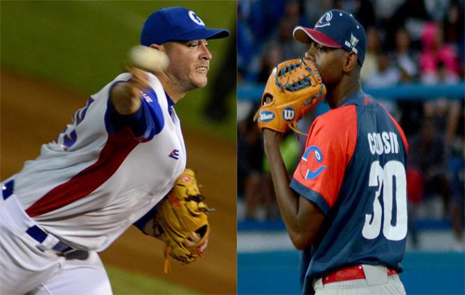 Lanzadores cubanos, Lázaro Blanco y Yosimar Cousín