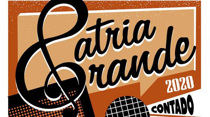 Cartel del Festival Patria grande 2020