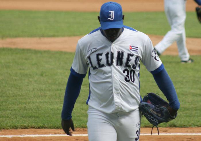 Jugador de béisbol del equipo Industriales José Pablo Cuesta