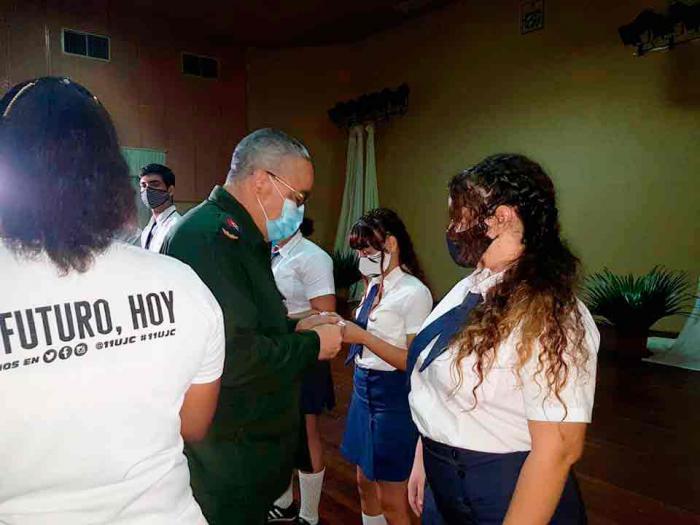 Inicio del curso escolar en escuela pedagógica Eduardo García Delgado, en el municipio de Boyeros
