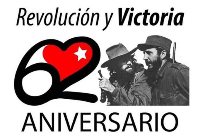 Aniversario 62 del triunfo de la Revolución Cubana