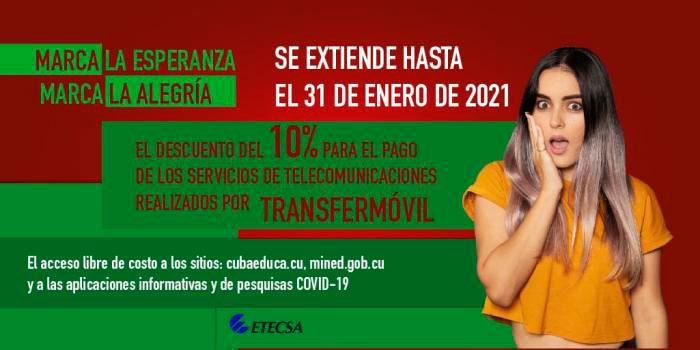 Etecsa anuncia flexibilidades por la COVID-19