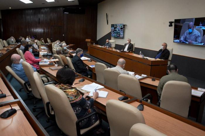 Reunión diaria sobre el coronavirus