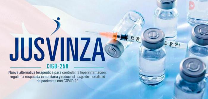 Jusvinza, uno de los medicamentos claves en el tratamiento de la COVID-19 en Cuba