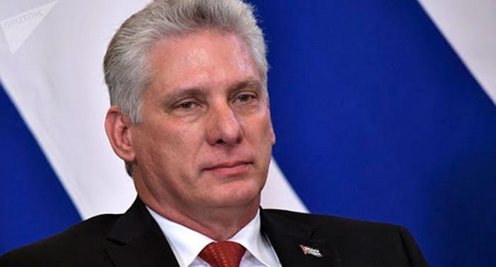 Presidente cubano Miguel Díaz-Canel Bermúdez