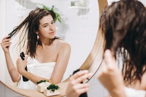 Para hacer crecer el cabello