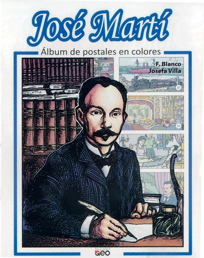 José Martí, album de postales en colores