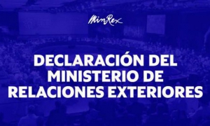 Declaración del MINREX