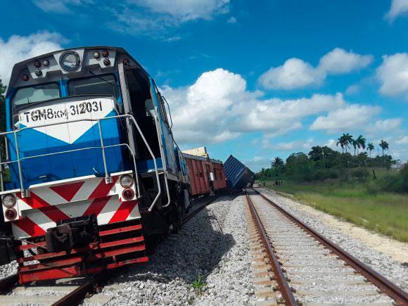 tren descarrilado