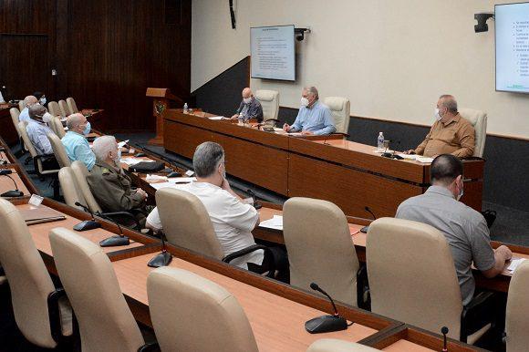 Reunión diaria sobre el coronavirus