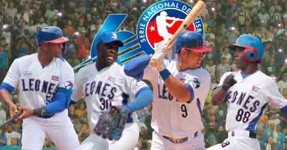 Peloteros del equipo Industriales