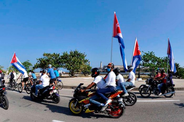 Caravana Los habaneros dicen No al bloque