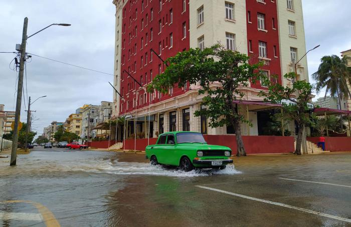 Penetraciones del mar, calle G en el vedado