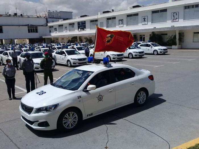 
Recibe Unidad Provincial  de Patrulla la Bandera de Honor de la UJC
