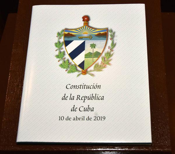Constitución vigente en Cuba 