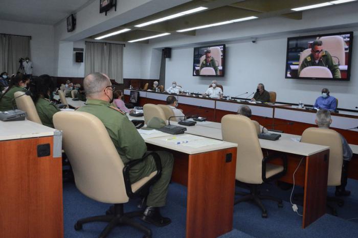 Reunión diaria sobre el coronavirus