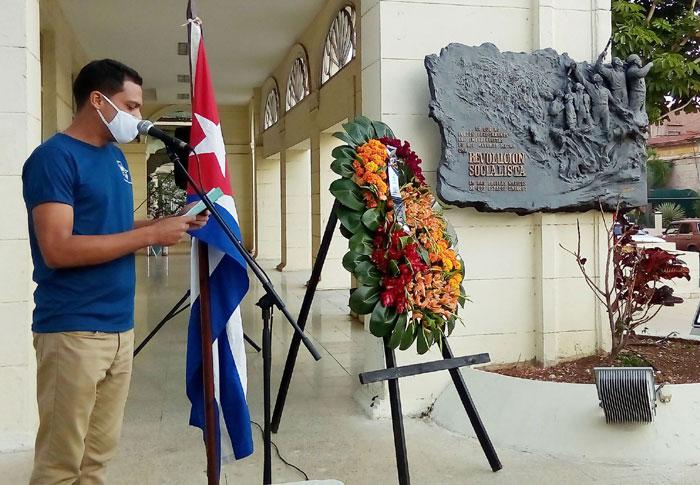 Leonardo Rodríguez González, primer secretario de la UJC en Plaza