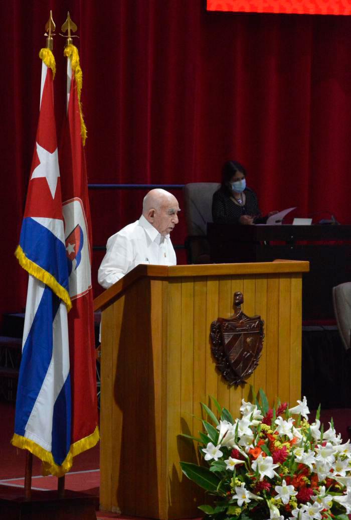 Segundo Secretario del Comité Central del Partido Comunista de Cuba, José Ramón Machado Ventura