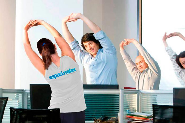 La realización de la gimnasia laboral no lleva ni mucho tiempo, ni recursos.