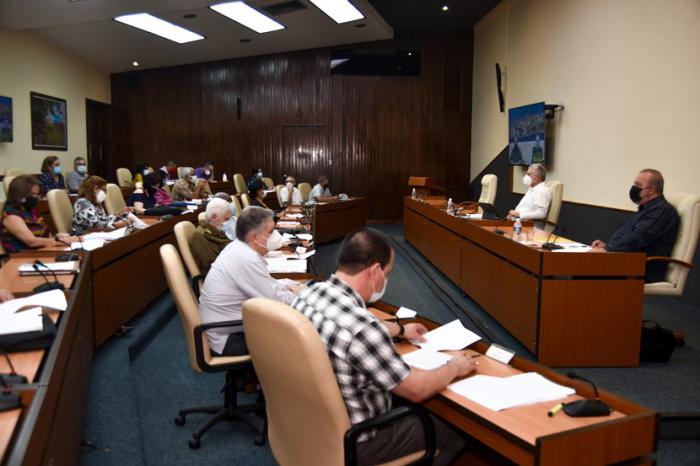 Reunión diaria sobre el coronavirus