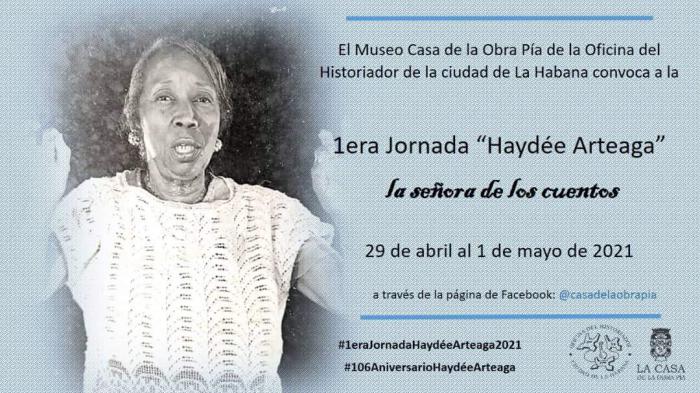 Cartel de la jornada Haydée Arteaga