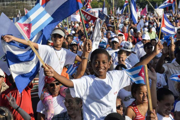 Desfile por el Primero de Mayo