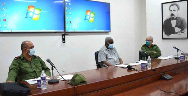 Preside Esteban Lazo intercambio en La Habana sobre la COVID-19