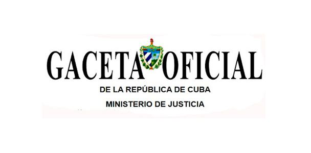Gaceta oficial de la República de Cuba