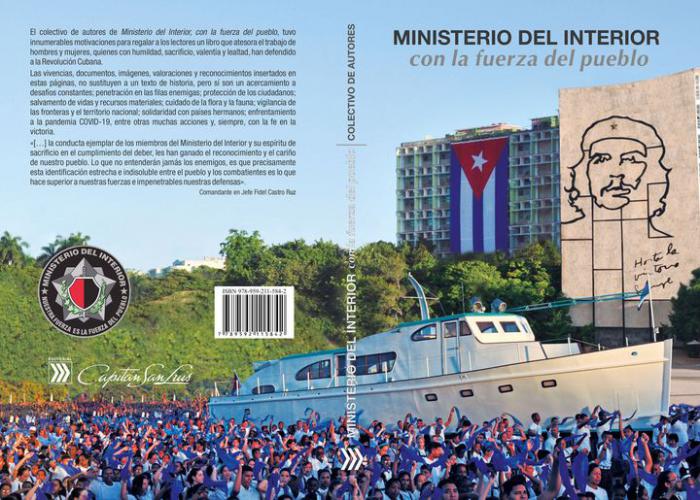 Editorial Capitán San  Luis lanzará libro histórico sobre el MININT