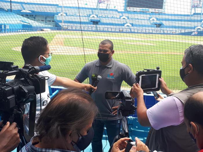 Luis Daniel del Risco, Jefe de Regla y Arbitraje de la Comisión Nacional de Béisbol