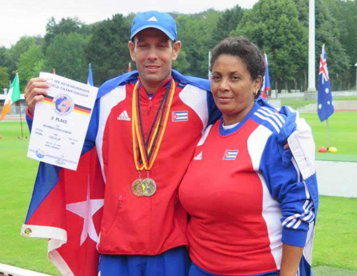 En 2016, en el VI Campeonato Mundial de Retrorunning, Wilfredo ganó cuatro medallas.