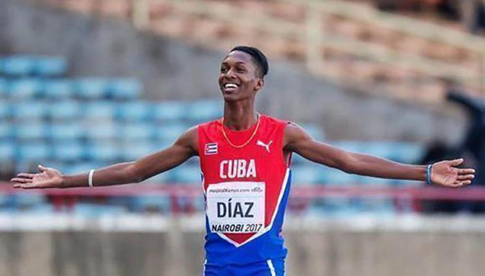 Díaz, deportista de triple salto