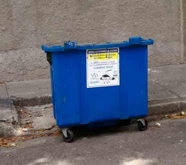 Contenedor de basura 