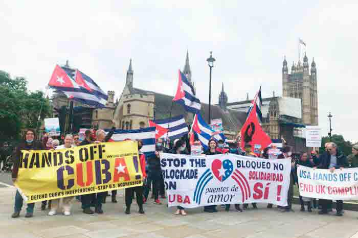 caravanas contra el bloqueo en Miami