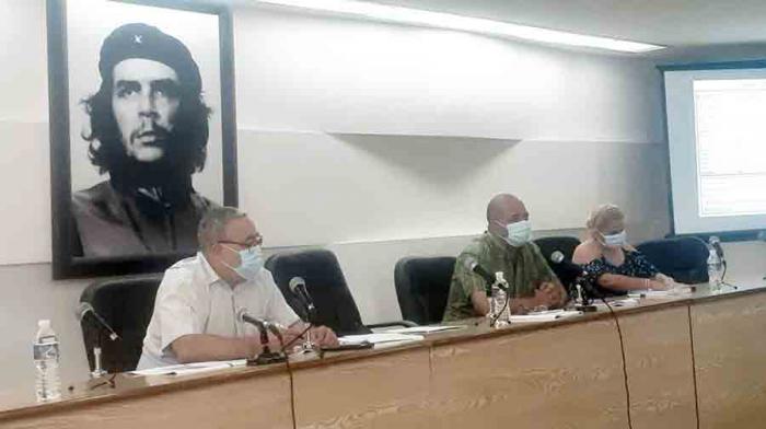 Luis Antonio Torres Iríbar, Reinaldo García Zapata. Grupo Temporal de Trabajo en La Habana 3 julio 2021