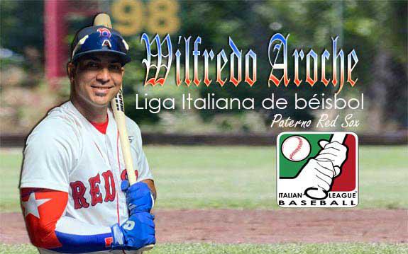 Wilfredo Aroche es el líder de bateo en la Liga Italiana