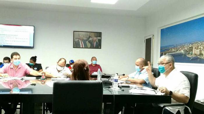 Reunión grupo temporal de trabajo covid-19-La Habana