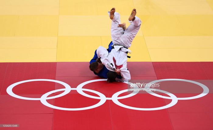 Iván Silva en la competencia en Tokio