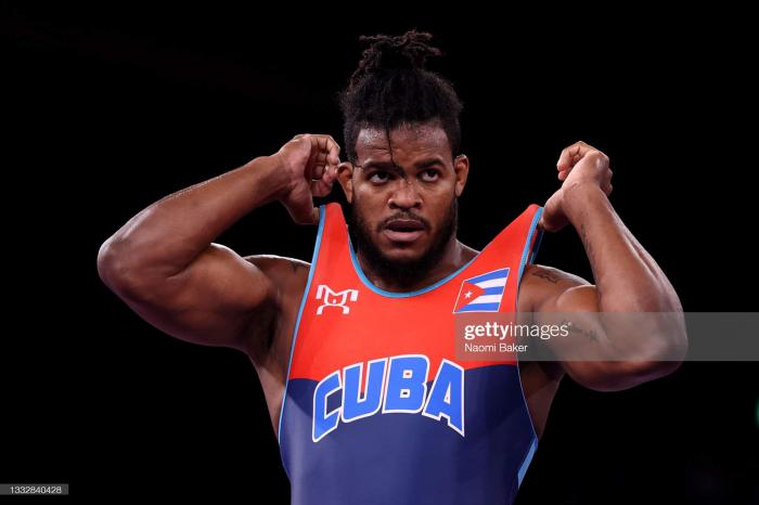 El capitalino Reineris Salas logró la única medalla de la lucha libre en Tokio 2020.